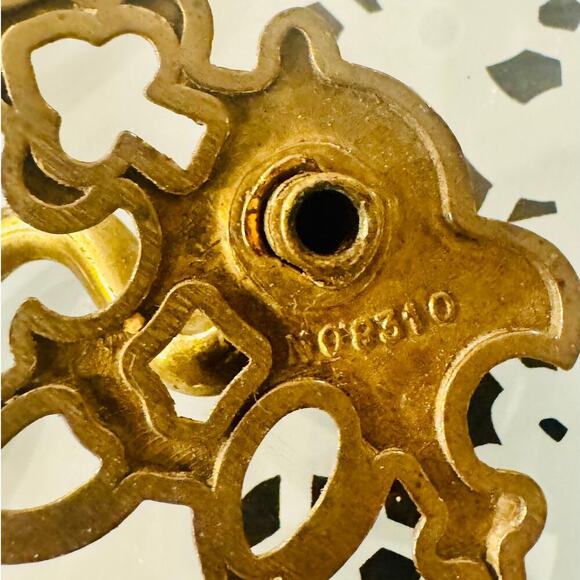 Set of 4 Vintage KBC Brass Drawer Pulls NO.8310 Chippendale Batwing Style - Picture 5 of 6